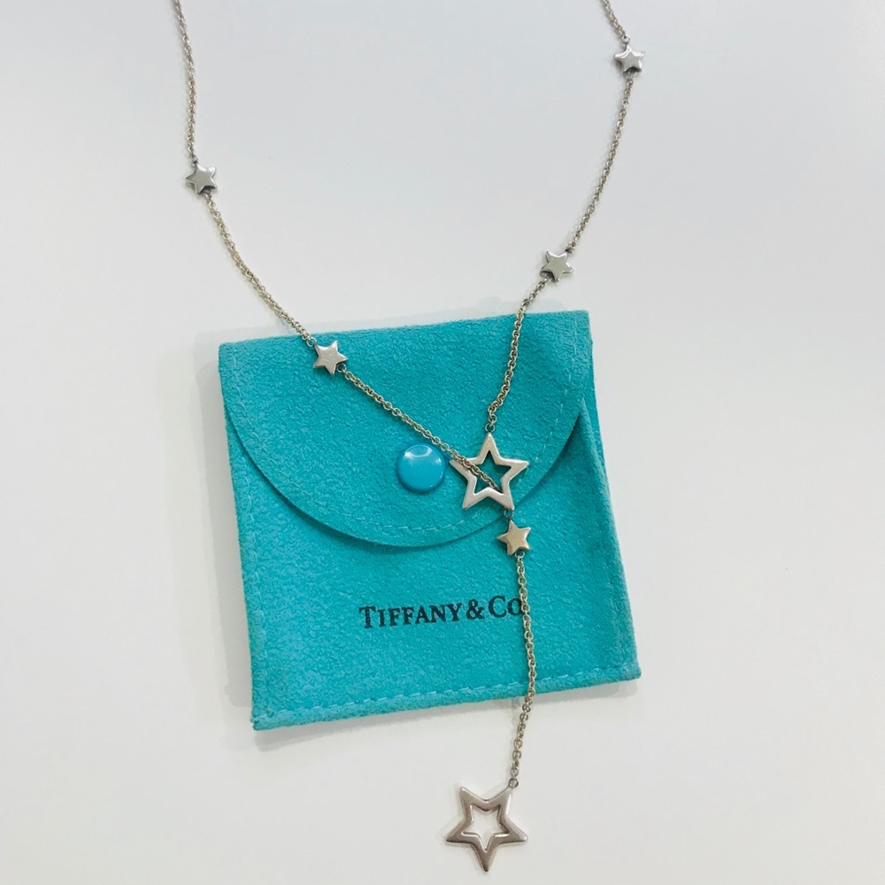 Tiffany & Co. open star necklace
